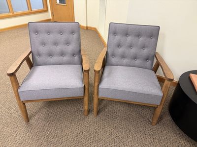 Modern Fabric Lounge Chairs