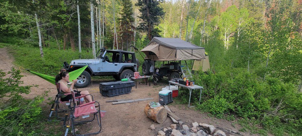 off-road tent trailer
