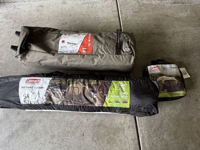 Camping Tent and Cot