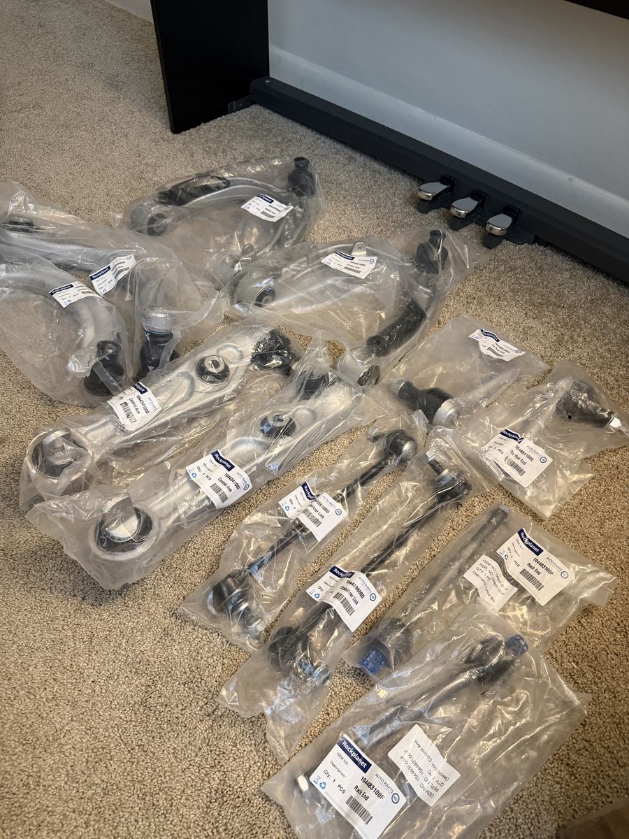 Front Control Arm Kit for Tesla Model 3 - Complete Set, New in Packaging