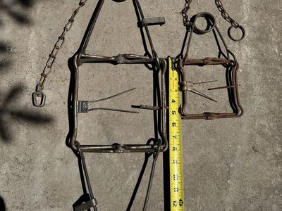 Vintage Conibear Style Body Grip Traps Set of Two Different Sizes