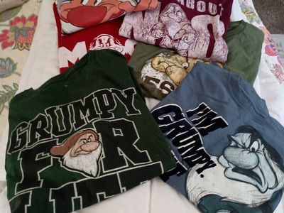 6 XXL Grumpy T-shirts