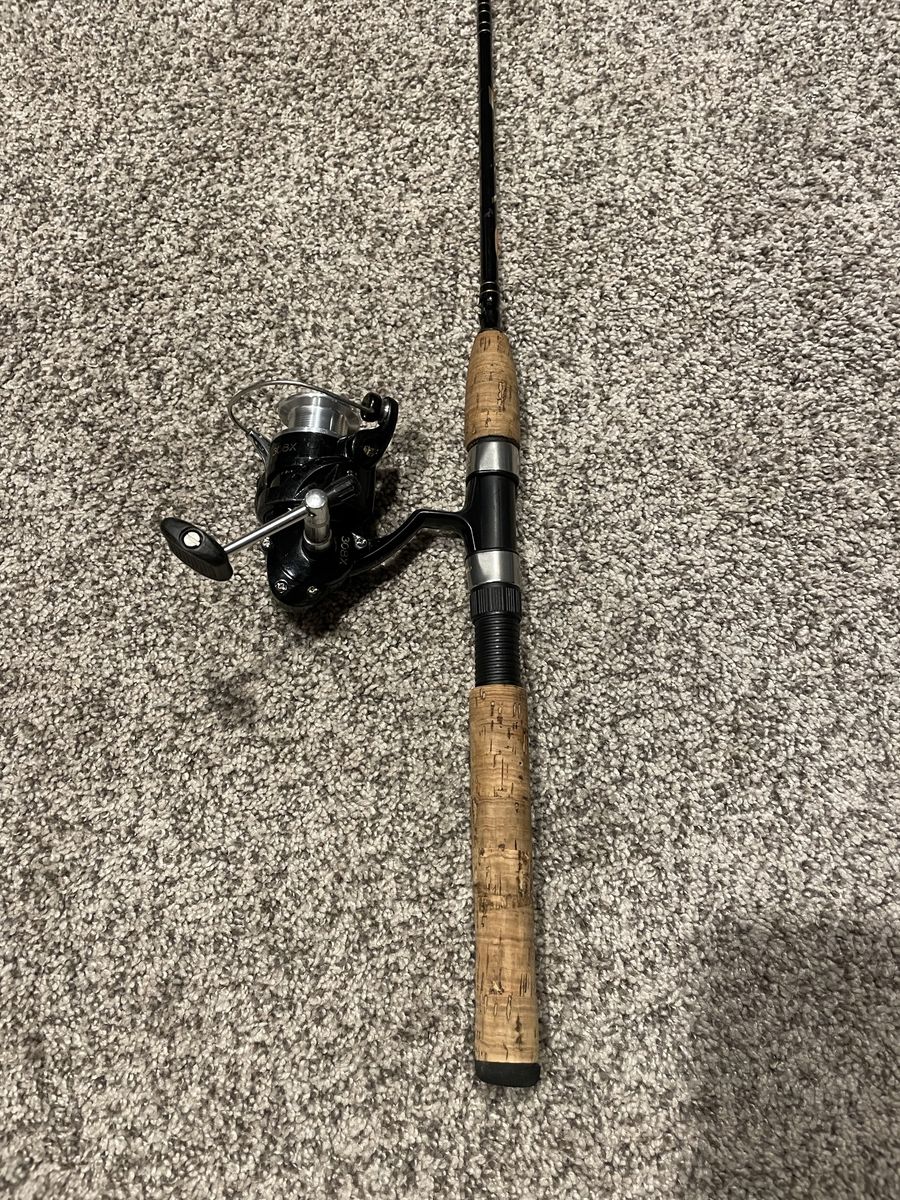 Mitchell 308X Spinning Reel & 6’ Graphite Rod Combo Great Condition