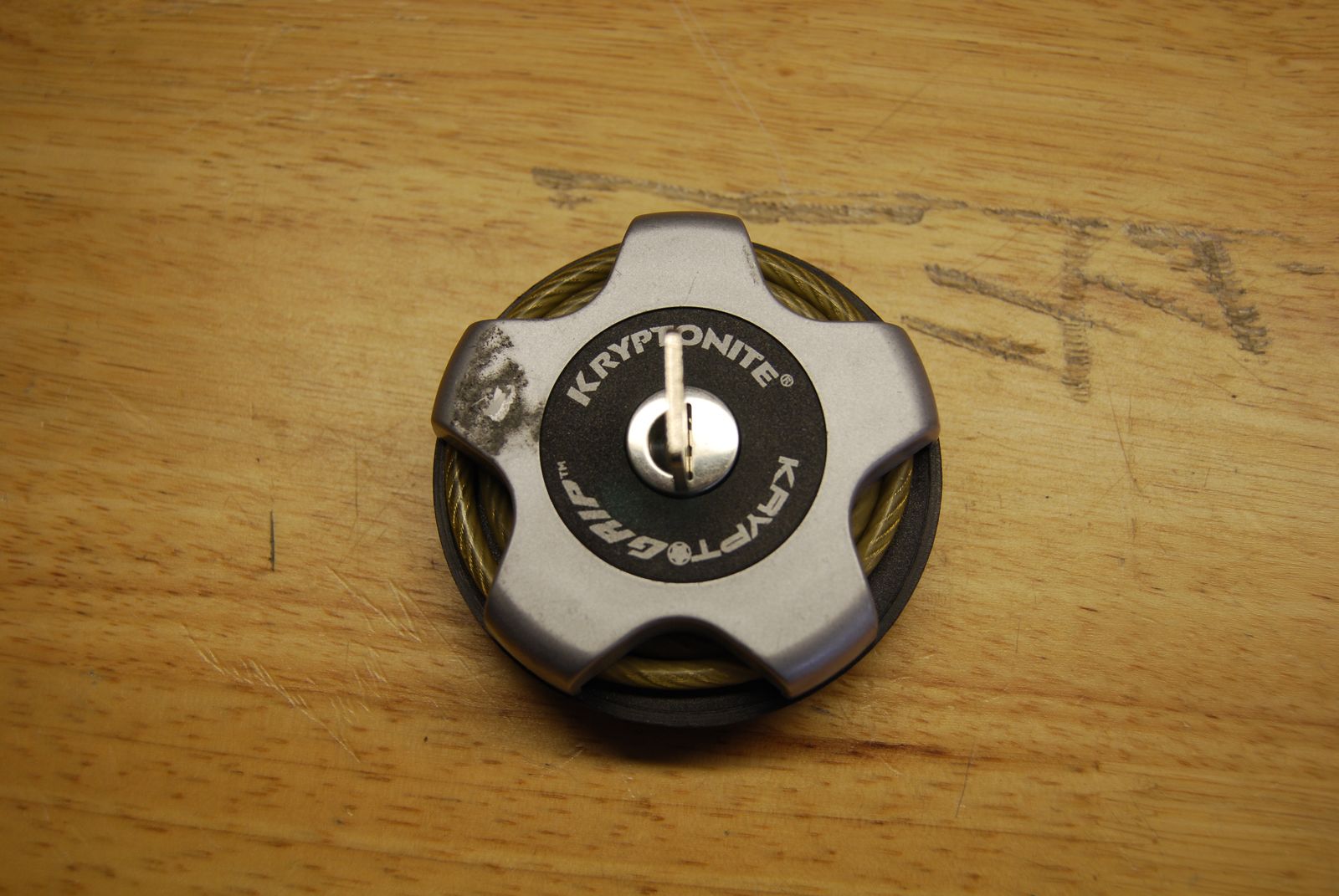 Kryptonite cable bicycle lock for bike or items attached to bike.