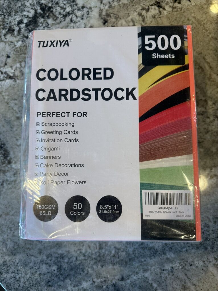 500 Cardstock Muti Color