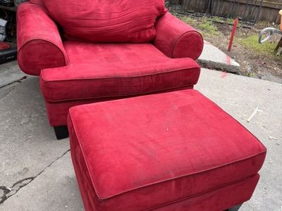 Armchair And Ottoman