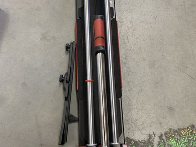 Husky 24 in. Tile Cutter with Tungsten Carbide Blade and Adjustable Gauge