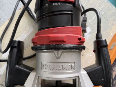 Craftsman Wood Router with Router Bit Set in Wooden Case