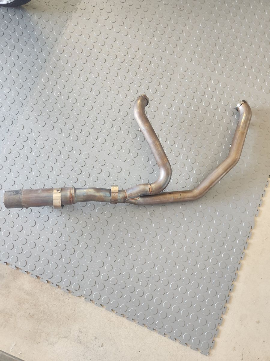 Fuel Moto Stainless headpipe Harley M8
