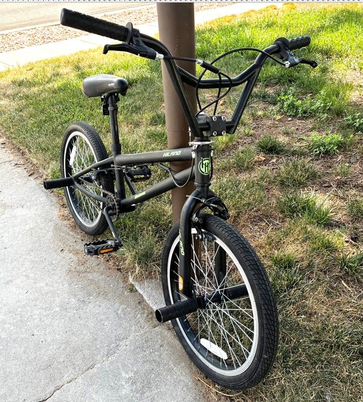 Hiland Redeem 1.0 20” BMX Bike – Gyro, Brakes & 4 Pegs