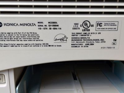 Konica Minolta Magicolor 2300DL laser printer