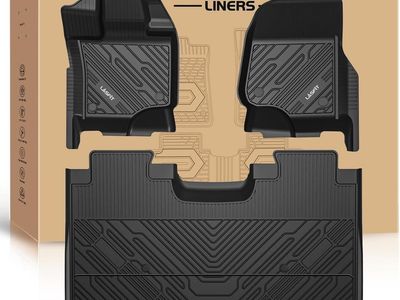 LASFIT Floor Mats for Ford F-150 3pc Black