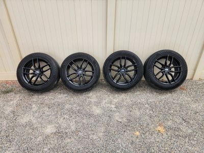 Set of 4 Niche Black 19" Wheels fit Honda odyssey