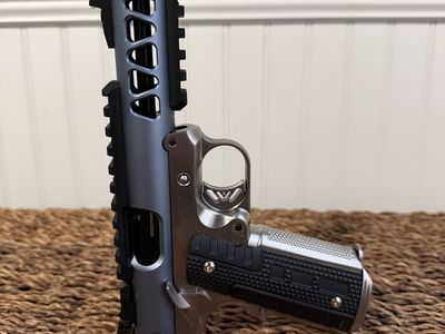 WE-Tech Galaxy 1911 GBB Airsoft Pistol - Blue/Silver