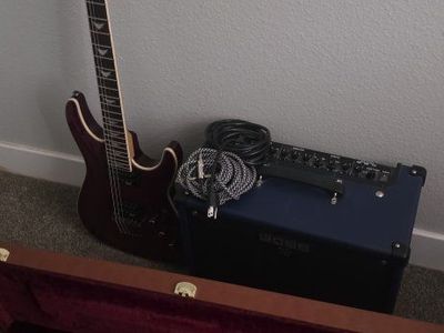 Schecter Oman 6 | Boss Amp | with case