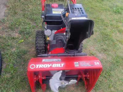troy- bilt 2490 three-stage snowblower