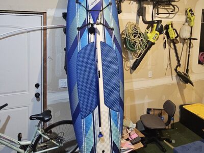 Pair of hardside paddle boards