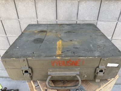 EMPTY Wooden Crate for Czech 82mm Mortars - Man Cave Stuff