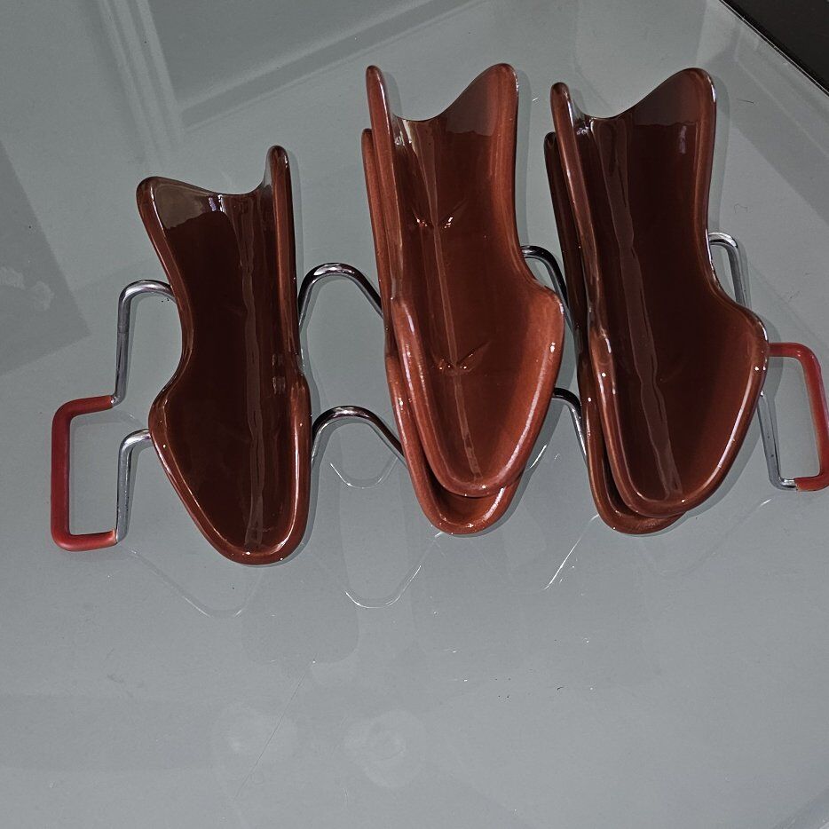 vintage ceramic hot dog holder