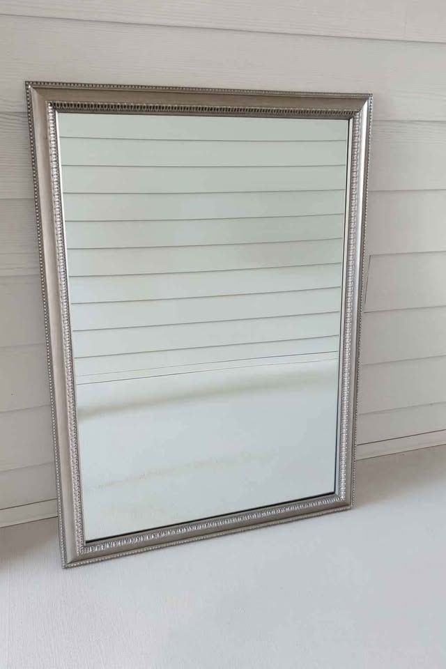 Large Brushed Metal Mirror (45"x32") or (38"x32")