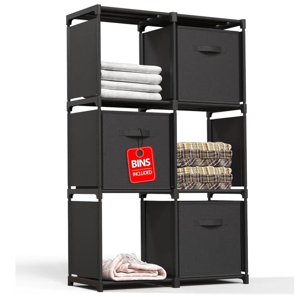 Iwaiting Outdoor 6-Cube Storage Organizer Closet
