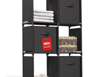 Iwaiting Outdoor 6-Cube Storage Organizer Closet