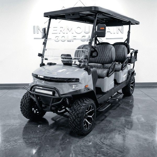 New Lifted 2026 Denago EV Rover XL6 LSV – Gray 6-Passenger