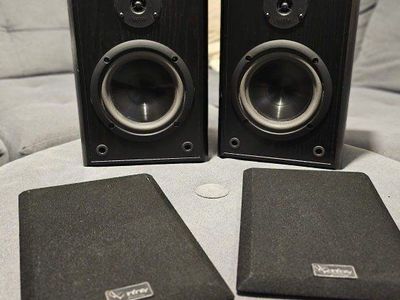 Infinity Sterling SS-2002 Speakers – Professionally Refoamed – Tested – Vintage HiFi Pair - Black Wood Grain