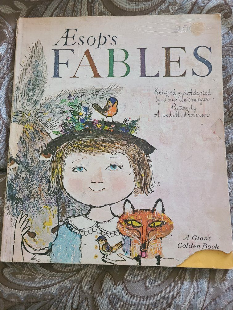 Aesop's Fables Selected and Adapted by Louis Untermeyer Giant Golden Book