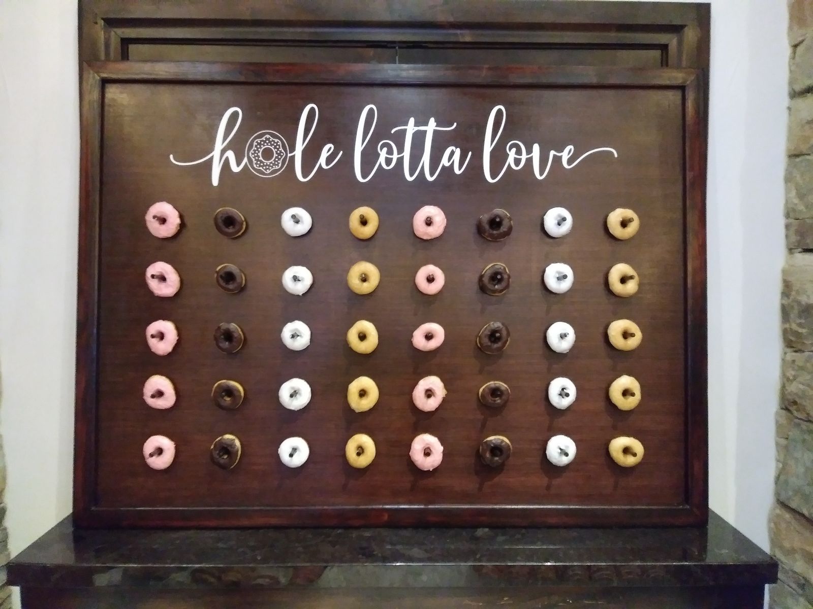 4 x 5 ½ ft. Wedding Donut Board