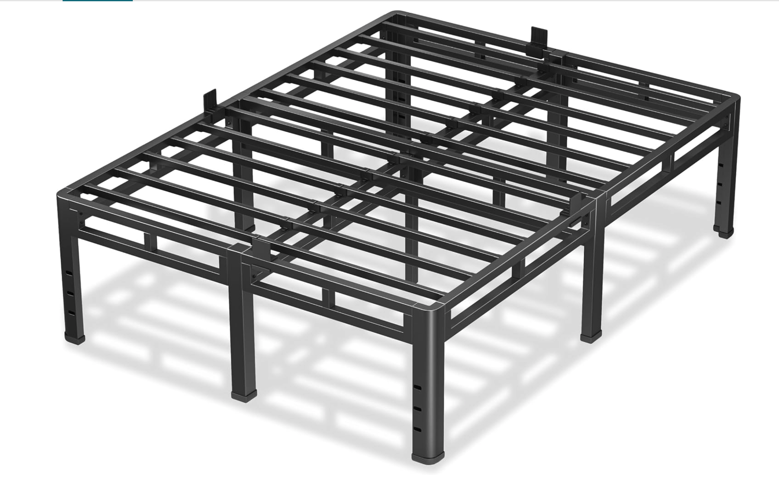 New in Box Full Size Metal Platform Bed Frame, 24 Inch Dual-Layer Heavy Duty Base | 2-in-1 Base, 4000LBS Load Capacity,