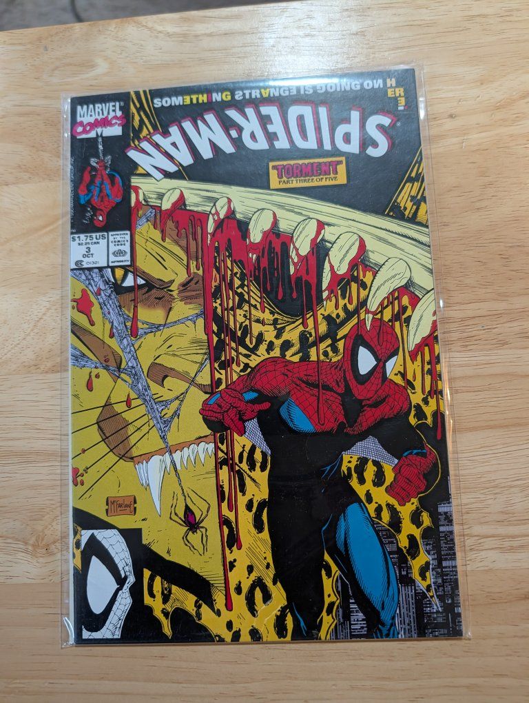 SPIDER-MAN #3 OCT 1990 Todd McFarlane Cover Marvel