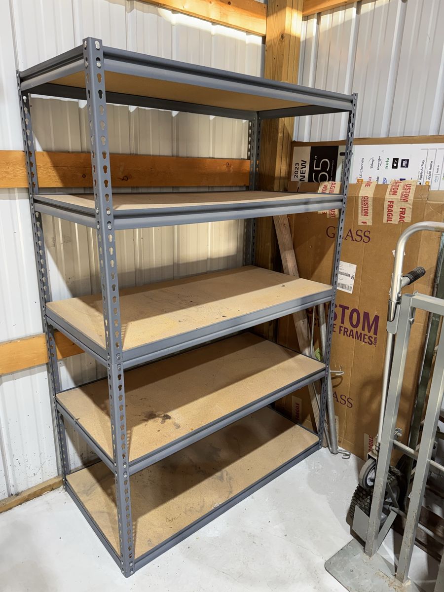 Garage Shelving Storage Shelves - Metal Adjustable (3 Units)