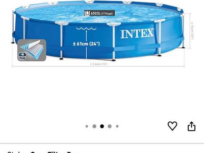 12x12x30 INTEX SWIMMING Pool