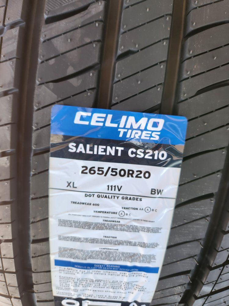 265/50r20 celimo salient cs210