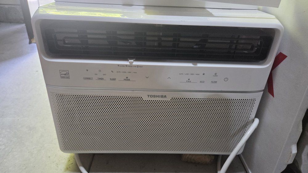 Toshiba Window Air Conditioner - White, Energy Star, Multiple Modes, Remote Control Capable