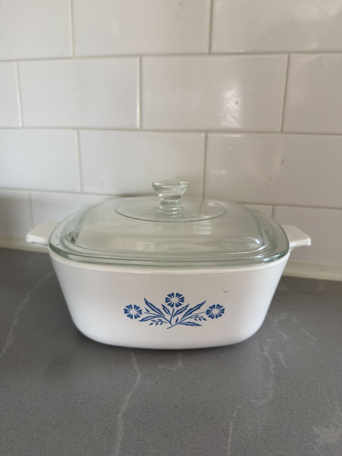 CorningWare Blue Cornflower 1 1/2 qt with lid