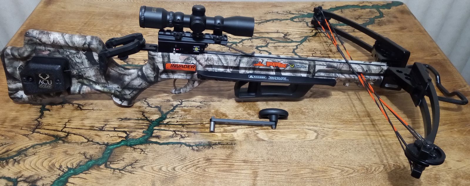 Wicked Ridge by TenPoint Invader G3 Crossbow with TenPoint 3x Multi-Line Scope and ACU-52