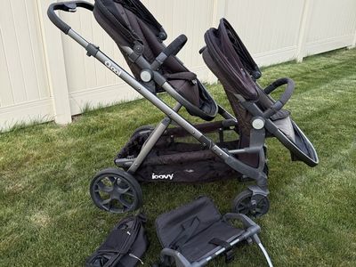 Joovy Qool Double Stroller with Reconfigurable Seats