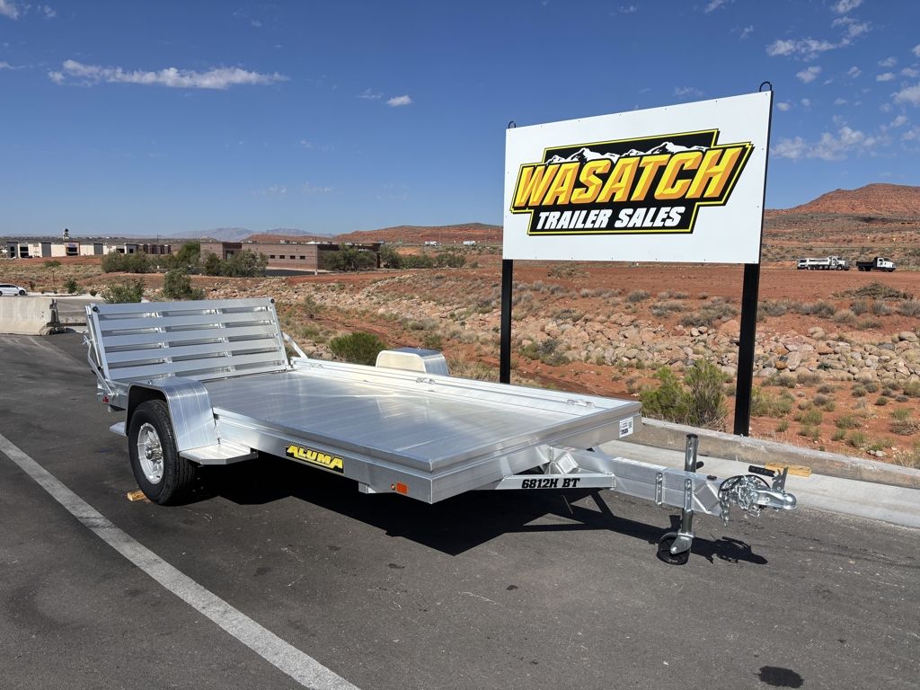 2027 Aluma 68'' X 12' Single Axle Utility Trailer 3K Heavy Bi-Fold Tailgate