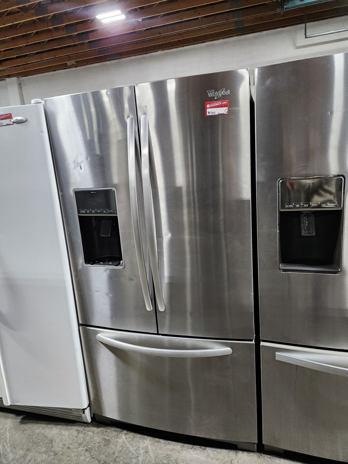 LOW PRICE GUARANTEED! WHIRLPOOL STAINLESS STEEL FRENCHDOOR FRIDGE!
