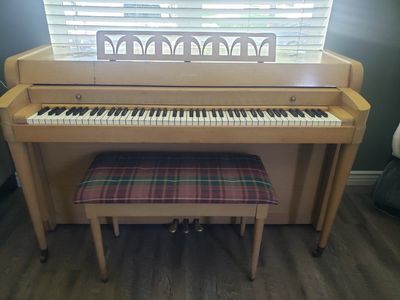 Vintage Mid-Century Baldwin Acrosonic Spinet Piano (1948)