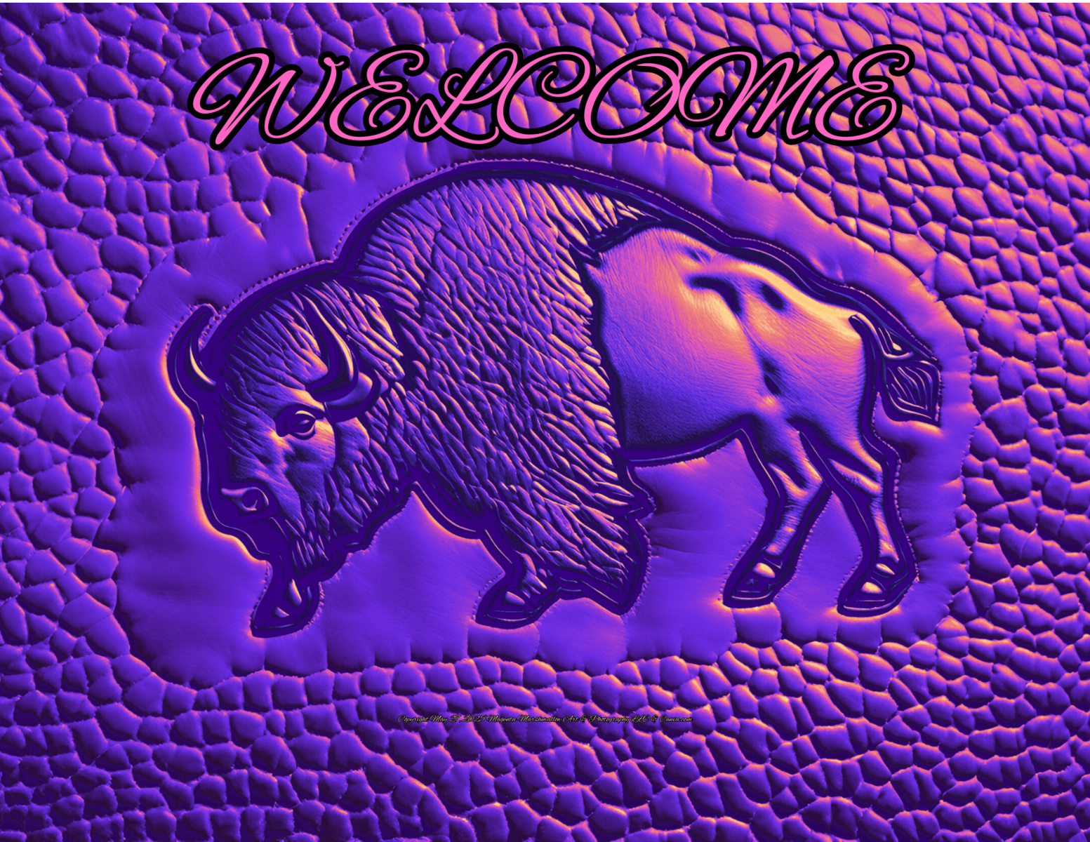 Purple Buffalo - WELCOME Rug / Doormat