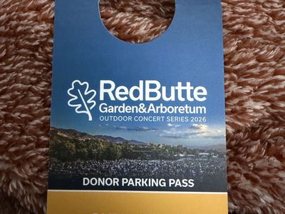 Red Butte Garden & Arboretum 2026 VIP Donor Parking Pass - Kaleo Concert, Sun, Jul 12