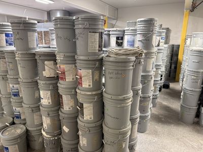 Used/Unused 5 Gallon Assorted Paint Colors; $5 a Gallon for Medium Grade Paints, $10 a Gallon for Premium Grade Paints