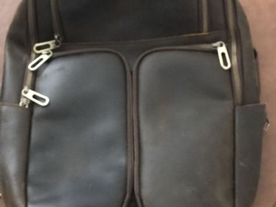 Full Grain Leather Backpack Brown 16 Laptop Sling Bag