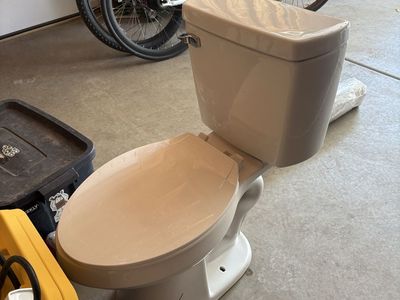 ProjectSource 12" Rough-in Elongated Bowl Toilet - White