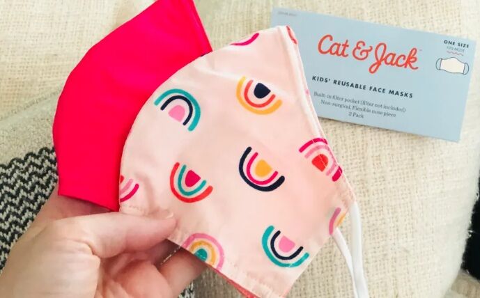 Cat & Jack Kids Reusable Face Masks 2-pack #86674