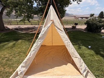 Colorado Tent Canvas Tipi Wall Tent - Lightly Used, Durable Outdoor Shelter