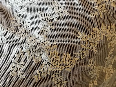 Set of lace style curtains